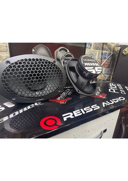 Massive 6x9 Oval Midrange 400 Watt 100 Rms 1 Takım 2 Adet