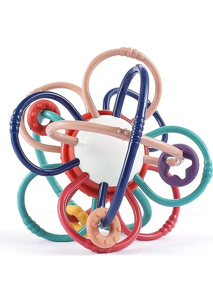 Geliştirme Etkinliği Oyuncak Çıngırak Silikon Çekme Ip Montessori Duyusal Oyuncaklar Bebekler Için Bebek Eğitim Diş Çıkarma Oyuncakları 1 2 Yıllık Tolor: ST288BT7.22 (Yurt Dışından)