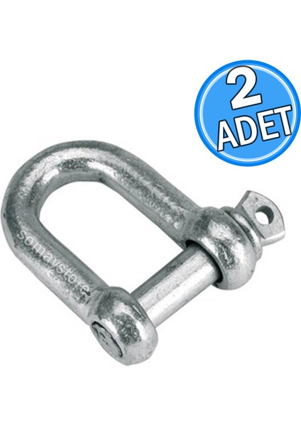 Marine Galvanizli Zincir Kilidi 6mm 2 Adet