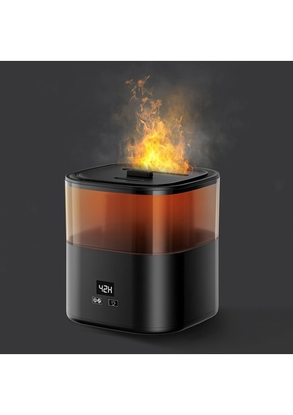 Jsq-58 Alev Atomizasyonlu Nemlendirici Mat Siyah Ab Fişi (Yurt Dışından)