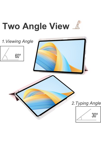 For Honor Pad V8 Pro 3-Folding Transparent Tpu Smart Leather Tablet Case (Yurt Dışından) modelleri