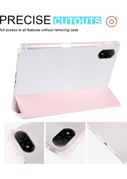 For Honor Pad V8 Pro 3-Folding Transparent Tpu Smart Leather Tablet Case (Yurt Dışından) fırsatları