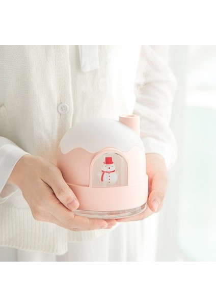 Kardan Adam Nemlendirici Gece Lambası ZAY-H006 Plug-In Pembe (Yurt Dışından) modelleri