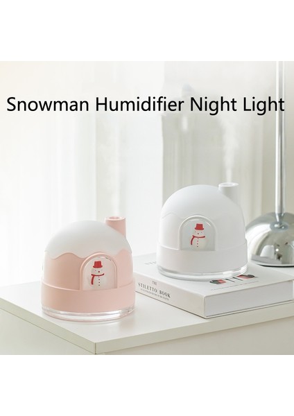 Kardan Adam Nemlendirici Gece Lambası ZAY-H006 Plug-In Pembe (Yurt Dışından) fırsatları