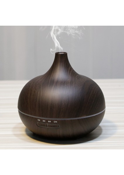W350 14W 300ML Ahşap Tahıl Aromaterapi Hava Temizleme Cihazı Kahve (Yurt Dışından)