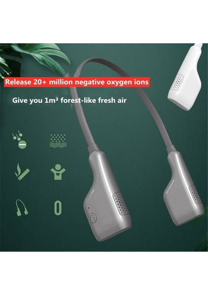 Asma Boyunlu Negatif Iyon Hava Temizleme Cihazı Beyaz (Yurt Dışından) modelleri