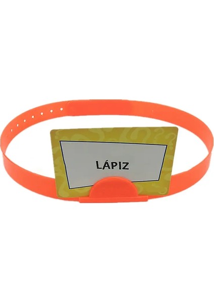 Head Band Hızlı Soru Oyunu Cosplay Props Clroom Aile Partisi Yönetim Kurulu Oyunları Eğitim Oyuncakları Renk: Turuncu (Yurt Dışından)