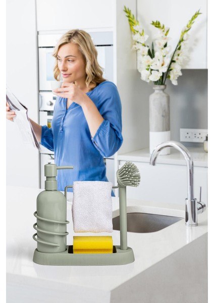 Uno Lavabo Organizer - Yeşil