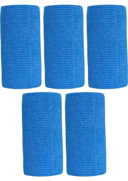 - Coban Kendinden Yapışkanlı Bandaj 10 cm x 4.5 mt Mavi - 5 Adet