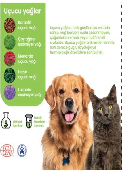 Kedi- Köpek Deri ve Tüy Sağlığı 2-20 kg Köpekler ve Kediler Için