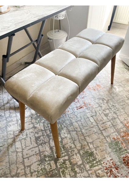 Puf Bench 90 x 40 Ahşap Ayak fiyatları