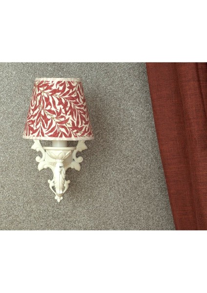 Fuşya Yaprak Detaylı Modern Aplik, E14, Bej Metal Aydınlatma Parçası fiyatları