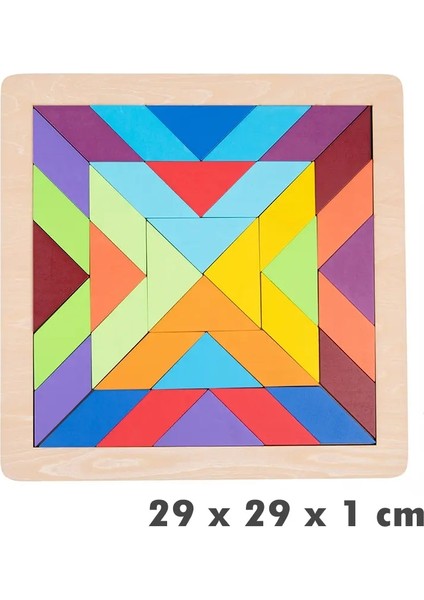 Çocuklar Montessori Gökkuşağı Ahşap Bulmaca Oyuncakları Sanat Eğitim Geometrik Yapboz Hayal Gücü Eğitim Mandala Bloklar Oyuncaklar Beyin Oyunları Renk: NB290C3 (Yurt Dışından)
