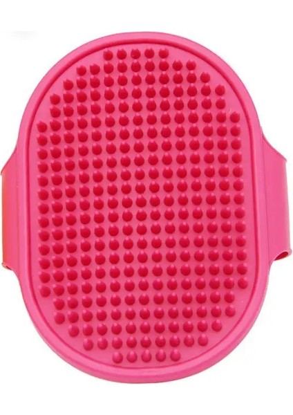 Yumuşak Kauçuk Köpek Kedi Fırçası Pet Banyo Silikon Tarak Masaj Tarak Saç Çıkartma Evcil Hayvan Malzemeleri Köpek Tımarlama Yı Temizlik Ekipmanı Kırmızı (Yurt Dışından)