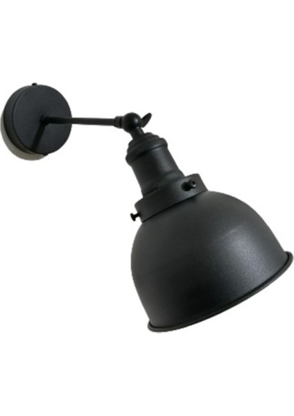 Şık Siyah Hareketli Metal Aplik ile modern ve zarif dekorasyon çözümleri