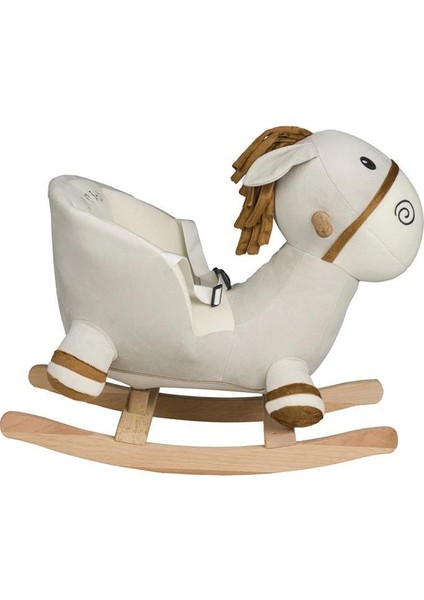 Nessiworld Safeline Bebe Peluş Ahşap Sallanır Oyuncak At
