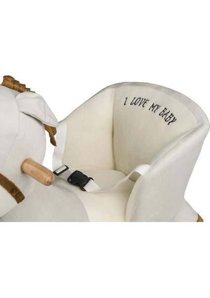 Nessiworld Safeline Bebe Peluş Ahşap Sallanır Oyuncak At