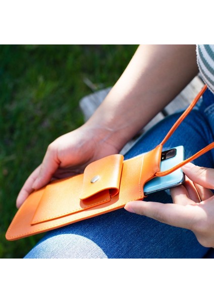 Vegan Deri Askılı Telefon Çantası – Iphone 16 ve Tüm Modellerle Uyumlu, Minimal Cepli Günlük Çanta (Krem, Siyah, Kahve, Sarı, Kırmızı, Turuncu, Mavi, Lila, Beyaz) fırsatları