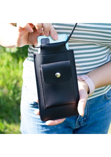 Vegan Deri Askılı Telefon Çantası – Iphone 16 ve Tüm Modellerle Uyumlu, Minimal Cepli Günlük Çanta (Krem, Siyah, Kahve, Sarı, Kırmızı, Turuncu, Mavi, Lila, Beyaz) modelleri