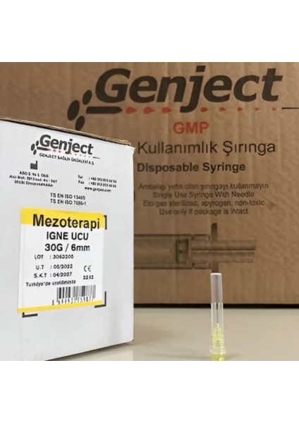 - Mezoterapi 30G 6 mm İğne Ucu - 100 Adet