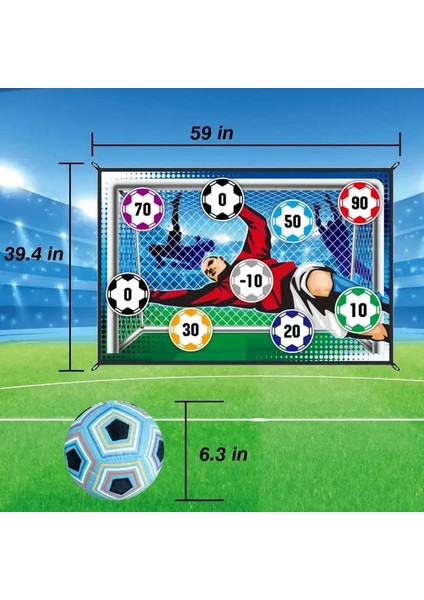 Futbol Oyunu Mat Seti Açık Kapalı Futbol Oyuncakları Çok Oyunculu Rekabetçi Futbol Oyunları Çocuk Futbol Eğitimi Çocuk Hediyescolor: A (Yurt Dışından)