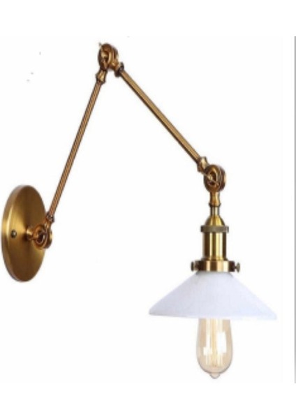 Renkli Metal Duvar Aplikesi, 22 cm, Rustik Dekorasyon, E27 Duy, Şapka Tasarımı