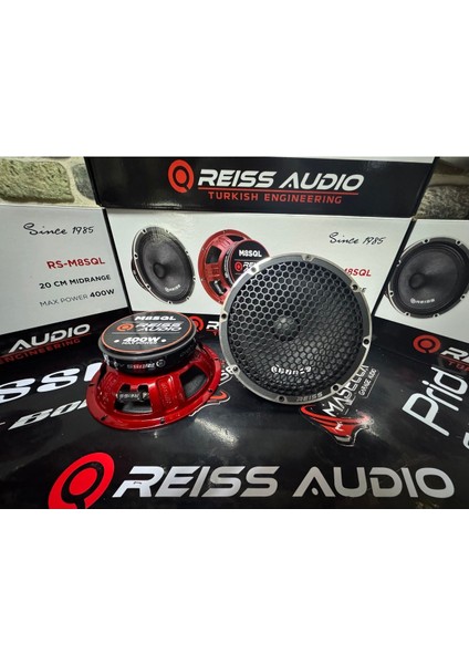 20CM Midrange Hoparlör – M8SQL Midrange 20CM 400WATT 175RMS Uyumlu fiyatları