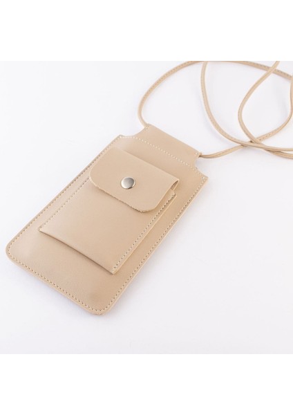 Vegan Deri Askılı Telefon Çantası – Iphone 16 ve Tüm Modellerle Uyumlu, Minimal Cepli Günlük Çanta (Krem, Siyah, Kahve, Sarı, Kırmızı, Turuncu, Mavi, Lila, Beyaz) modelleri
