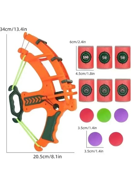 Montessori Sport Slingshot Hedef Yapışkan Top Dartboard Basketbol Masa Oyunları Eğitim Çocuk Dış Mekan Oyunu Toycolor: Blue Set (Yurt Dışından)