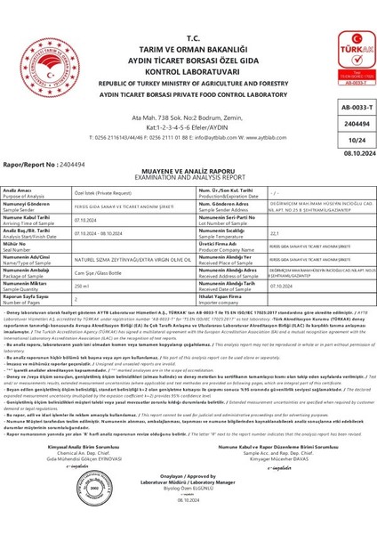Yüksek Polifenollü Zeytinyağı 2x250 ml (2024)