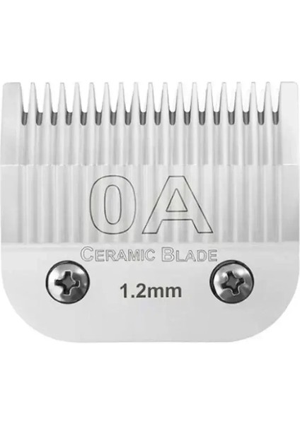 Çıkarılabilir Evcil Hayvan Köpek Bakım Makası Seramik Kenar Bıçağı, Çoğu Andis, Oster A5, Wahl KM10 Serisi Makaslarla Uyumludur. Renk:oa(1.2mm) (Yurt Dışından)