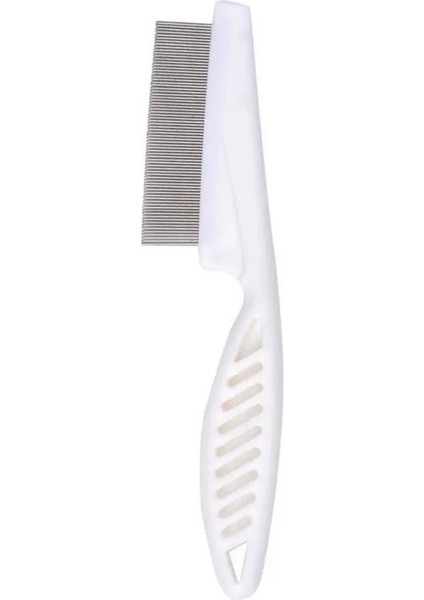 1pcs Pet Hair Removal Comb Stainless Steel Flea Comb Pet Hair Beauty Toothed Comb Removing Fleas And Ticks Dog Grooming Tools Renk:beyaz/boyut:s (Yurt Dışından)