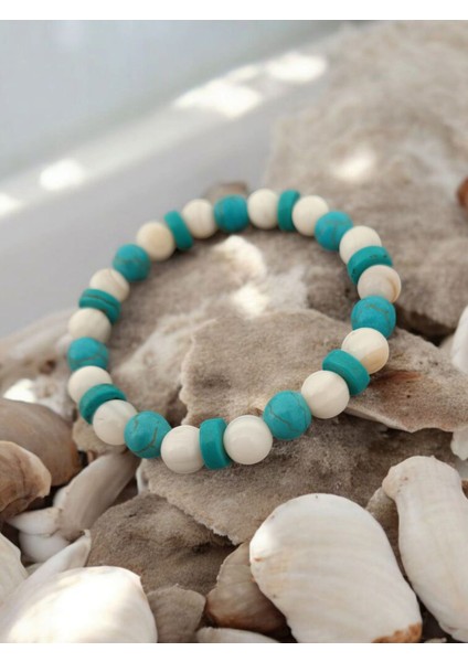 Turkuaz Sedef (Dinçlik) Bileklik modelleri