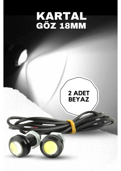Kartal Gözü LED Ayna Altı LED Eagle Eye Beyaz