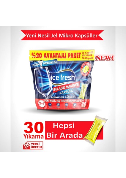 Bulaşık Makinesi Jel Kapsülü