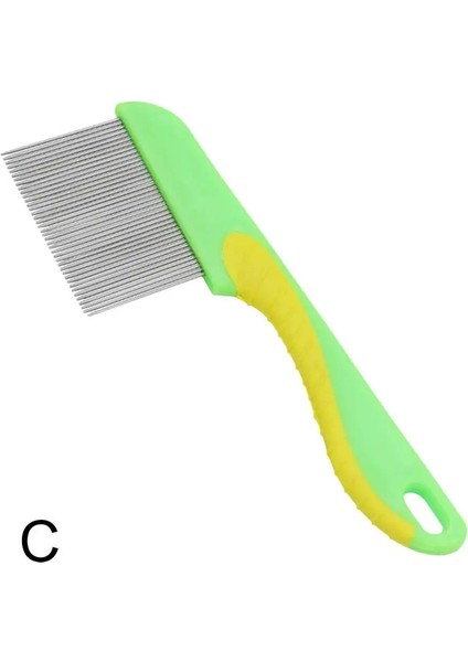 Pet Dematting Comb Çelik Evcil Hayvan Bakım Tarakları Köpekler Ve Kediler Için çe Alt Tüyü Çıkarır Parazit Tarakı Prettybetter Renk:A (Yurt Dışından)