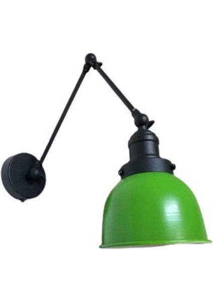 Yeşil Metal Akrobatik Duvar Aplik, Rustik ve Şık Dekorasyon İçin Mükemmel