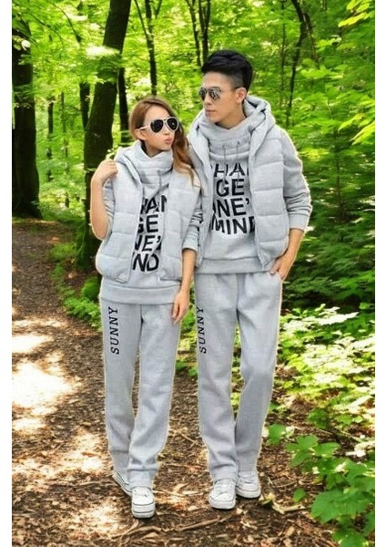 Kışlık Üçlü Sevgili Kombini Erkek Takım