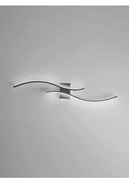 Antrasit Renkli 100 cm Yanar Aplik, 3 Renk Seçenekli, 3 Yıl Garantili