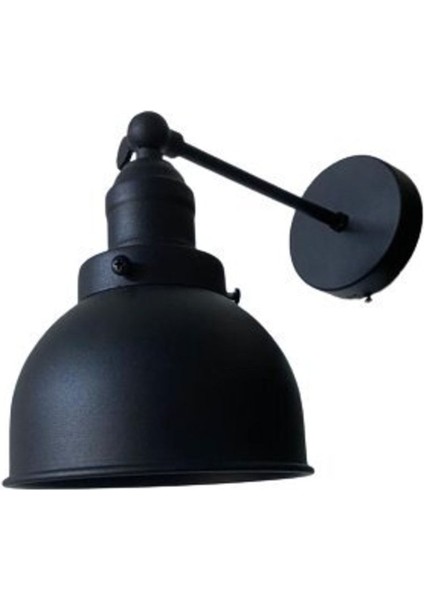 Rustik Siyah Metal Duvar Aplikası, Şık ve Dayanıklı Dekorasyon Parçası fiyatları