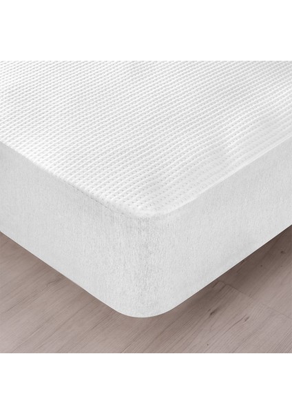 Premium Sıvı Su Geçirmez Fitted Full Kenar Tek Kişilik Çift Kişilik Sessiz Yatak Koruyucu Alez 200 x 200 cm