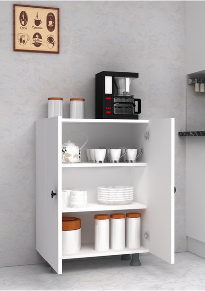 Çok Amaçlı Dolap 2 Kapaklı Kiler Dolabı Mutfak Dolabı 68,5 cm fiyatları