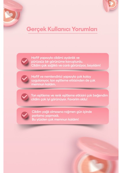 Pembe Bazlı Güneş Koruyucu Cushion A'Pıeu Pure Block Tone-Up Sun Cushion SPF 50+ Pa ++++