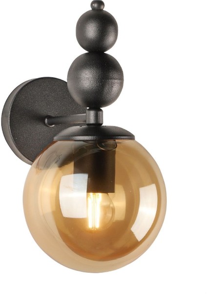 Siyah Bal Aplik, E27 duy, metal malzeme, şık ve modern aydınlatma seçeneği fiyatları