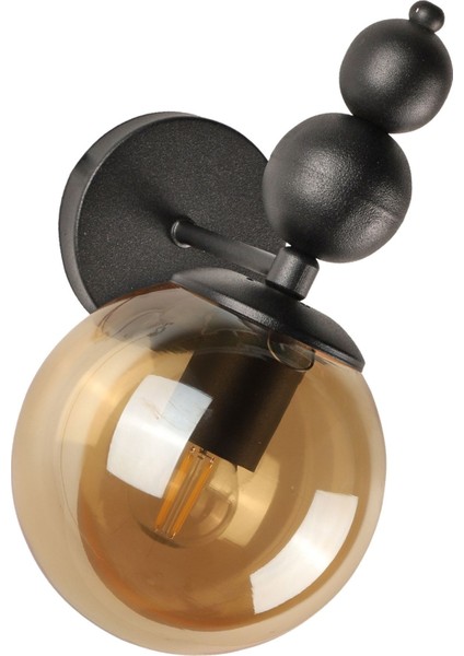 Siyah Bal Aplik, E27 duy, metal malzeme, şık ve modern aydınlatma seçeneği fırsatları