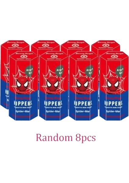 Sonny Angel Örümcek Adam Serisi Kör Kutu Sürpriz Çevre Oyuncakları Mini Sevimli Anime Figürleri Özelleştirilmiş Model Oyuncak Çocuk Noel Hediyesi Renk: Random8 Adet (Yurt Dışından)