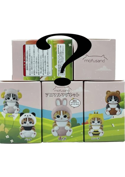 Mofusand Kedi Fushandi Sevimli Kulaklık Kedi 3D Model Manyetik Buzdolabı Sticker Bebek Küçük Süs Kör Kutu Şekilrenk:bütün Kutu 5 Adet (Yurt Dışından)