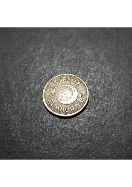 39963680E00B741342 Kızıl 25 Kuruş 1946 (R) Topmermisi Çt+/ççt Eski Madeni Para