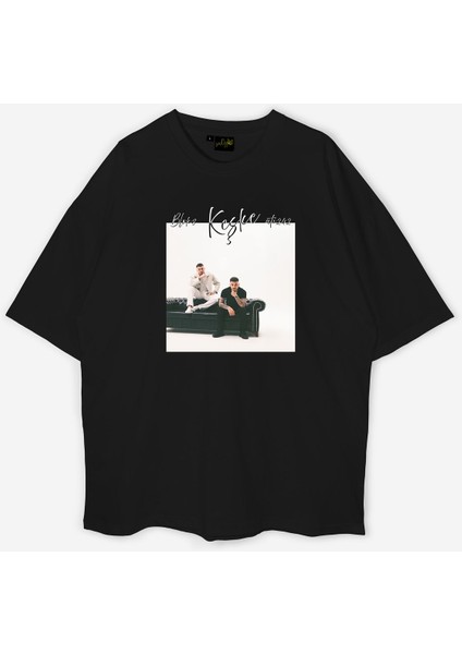 Blok3 ve ATİ242 Keşke Tasarımlı Yüksek Kaliteli Penye Unisex Tshirt