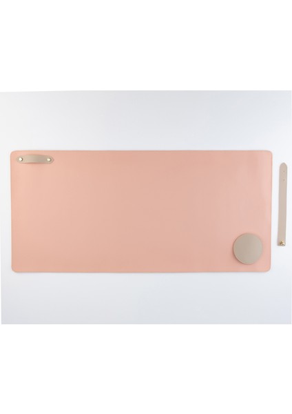 Pu Deri Geniş Masa Matı | El Yapımı Ofis Dekorasyon & Gaming Mousepad + Bardak Altlığı – 70X32 cm modelleri